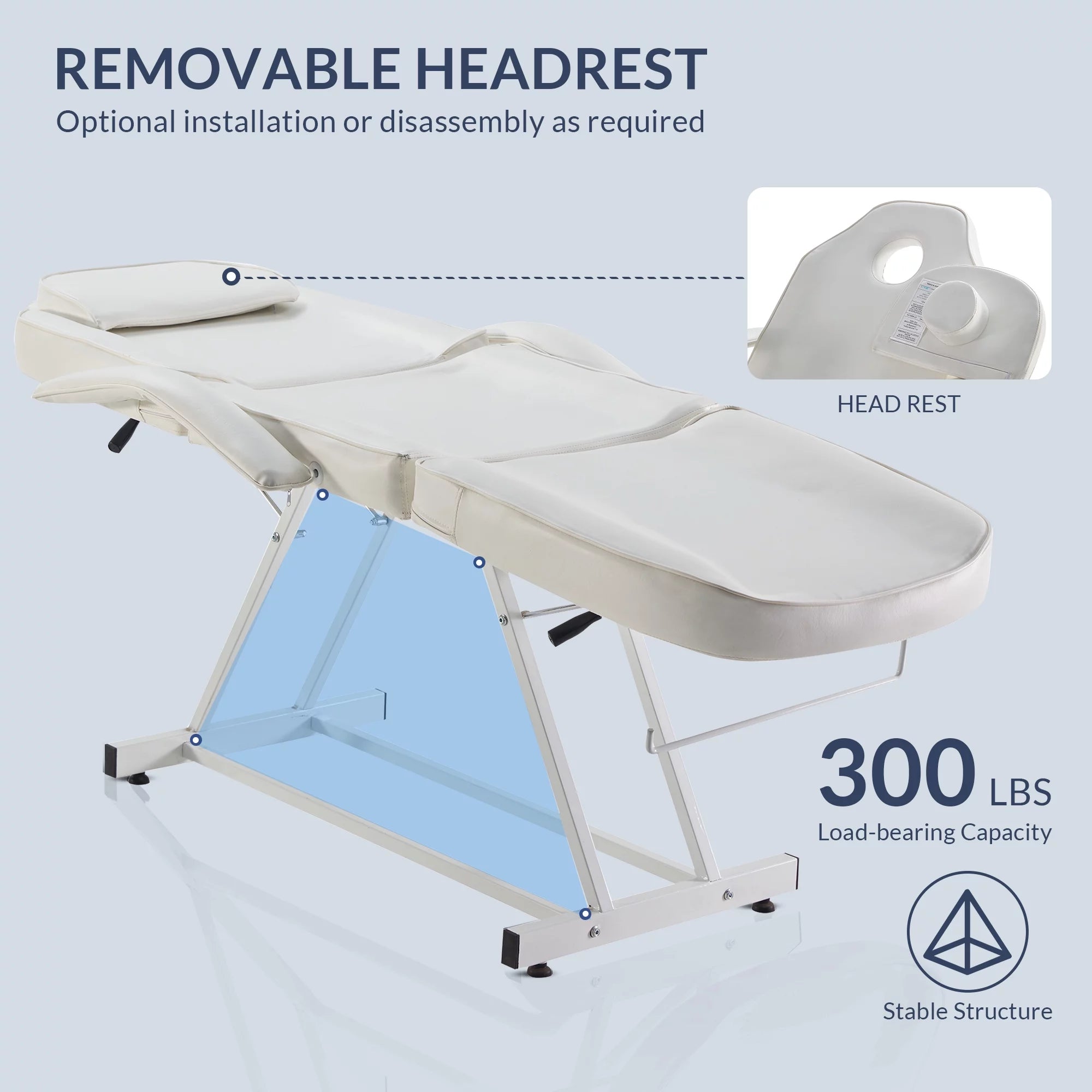Massage Facial Bed Adjustable Table Chair Beauty Spa Salon Tattoo W94942