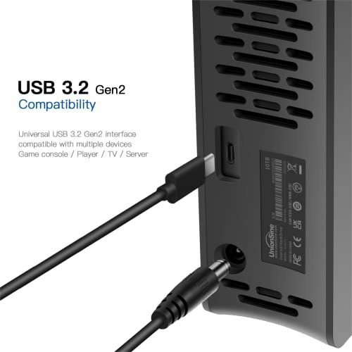 16TB 3.5" External Hard Drive USB3.2 Type-C HDD Storage for PC, Desktop, Laptop, TV C23822