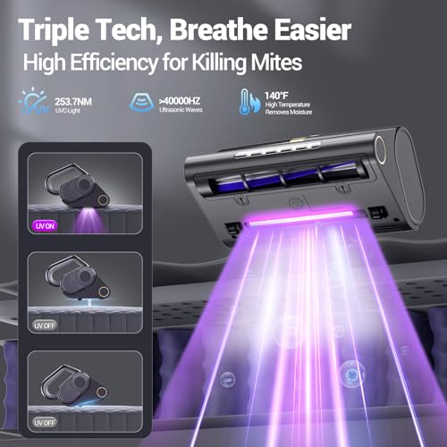 Mattress Vacuum Cleaner with HEPA Filter, 16Kpa Suction Q217569