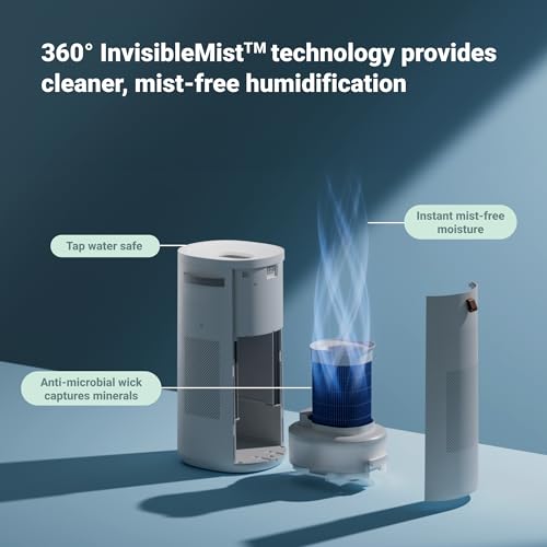 Air Purifier for Small Room, Bedroom, Home, Cleans 926 sqft in One Hour, HEPASilent for Pets, Allergens, Dust, Mold, Smoke Q80338