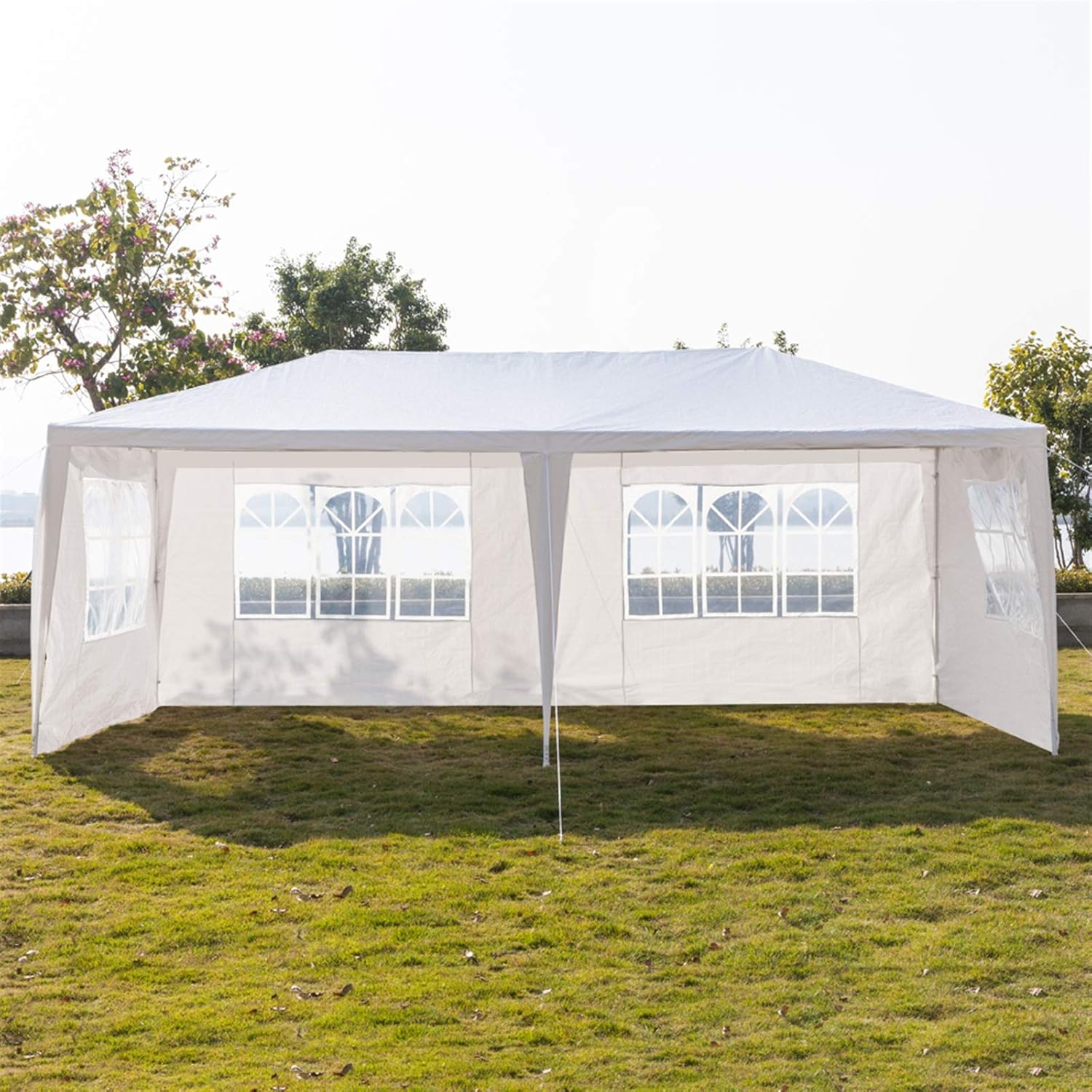 Outdoor Party Tent with Sidewalls and Windows, 10x20 O534225