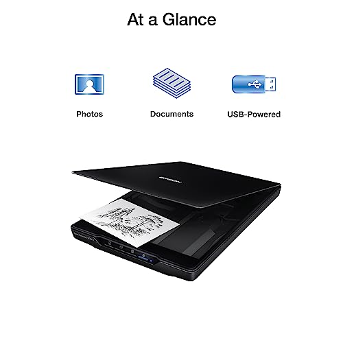 Color Photo and Document Flatbed Scanner with 4800 dpi Optical Resolution N2235
