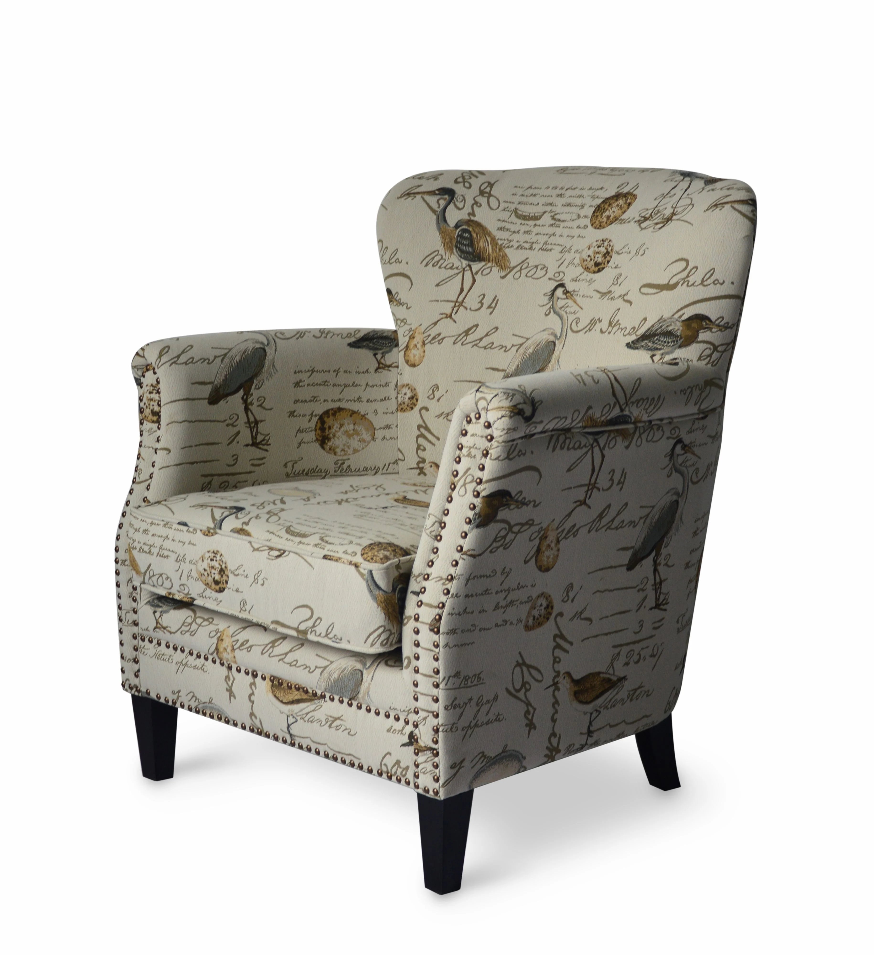 Accent Chair with Nailhead Trim R957905