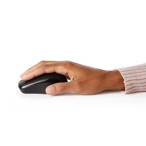 Wireless Optical Computer Mouse with USB Nano Receiver, Black P88471