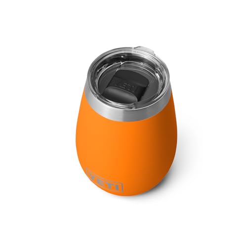 YETI Rambler 10 oz Wine Tumbler, Vacuum Insulated, Stainless Steel with MagSlider Lid, Navy