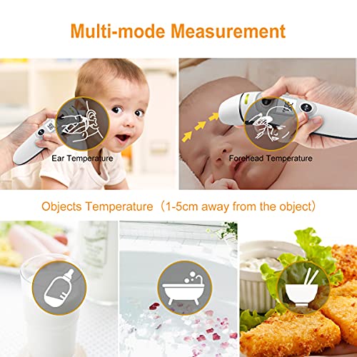Forehead and Ear Digital Infrared Thermometer for Adults, Kids and Baby A305