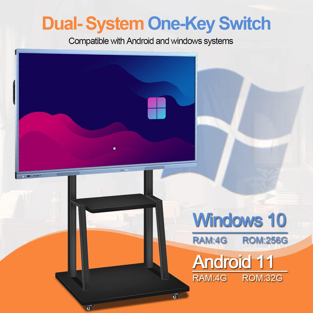 55 Inch 4K UHD Interactive Whiteboard for Classroom and Business V6761