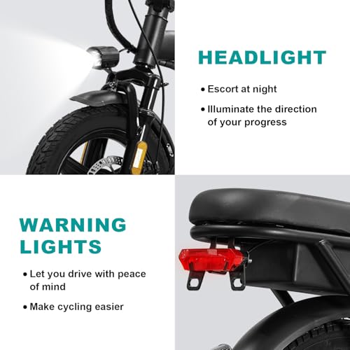 Foldable Electric Bike for Adults, 560W Motor, 48V Battery, 24MPH P514170