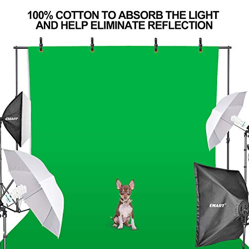 Green Screen Backdrop 6x9 FT for Photography and Streaming N128