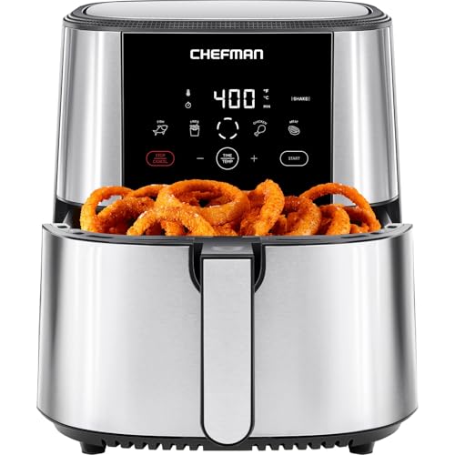 XL 8-Qt Touch Air Fryer, Digital Presets, Nonstick Dishwasher-Safe L9402
