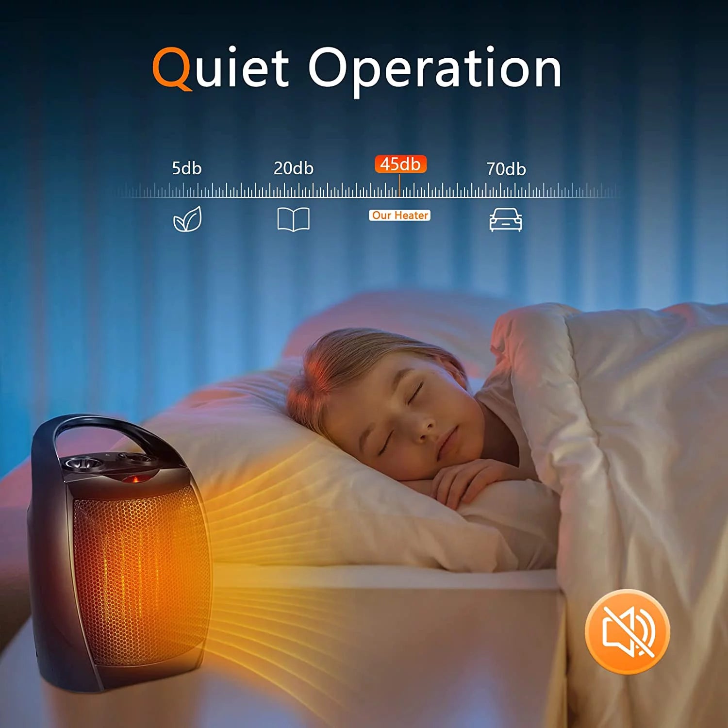 Portable Ceramic Space Heater for Indoor Use U56546