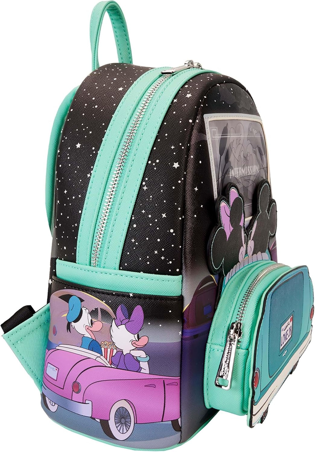 Mickey & Minnie Date Night Drive-In Lenticular Mini Backpack N1373