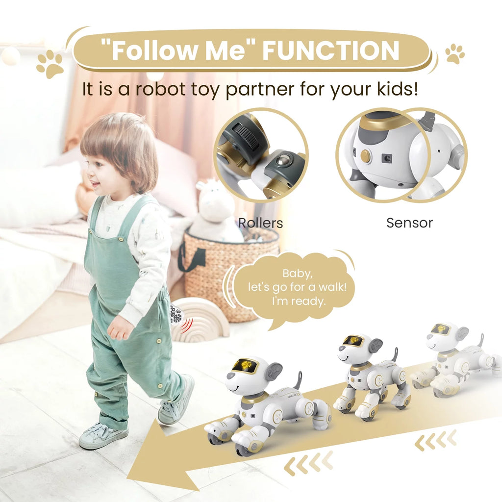Remote Control Robot Dog for Kids Interactive Robotic Pet D6522