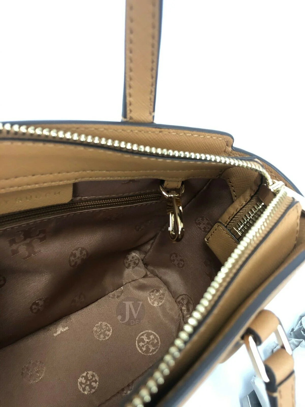 Women's Saffiano Leather Mini Top Zip Tote Handbag T44514