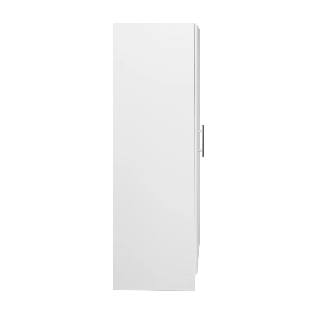 White Wardrobe Closet with Hanging Rail P4745