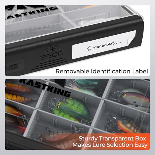 Waterproof Tackle Box with Removable Dividers, 3600 and 3700 Trays Q482255