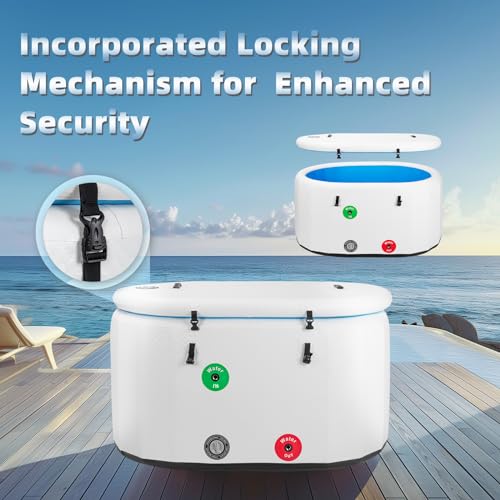 Cold Plunge Tub for Athletes, Portable Ice Bath for Home and Outdoor X1109