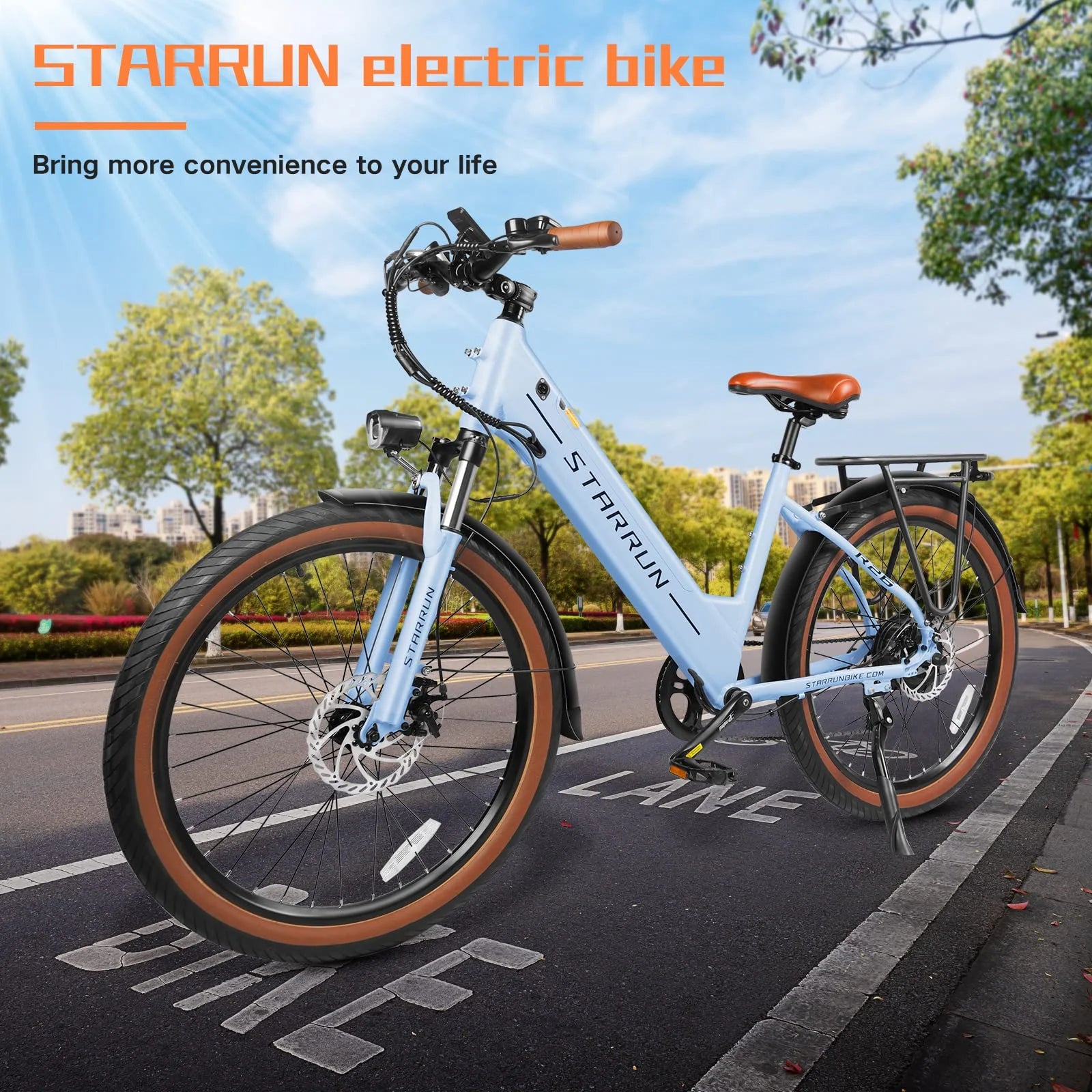 Electric Bike for Adults, 500W, 48V 12Ah, 7-Speed N5037