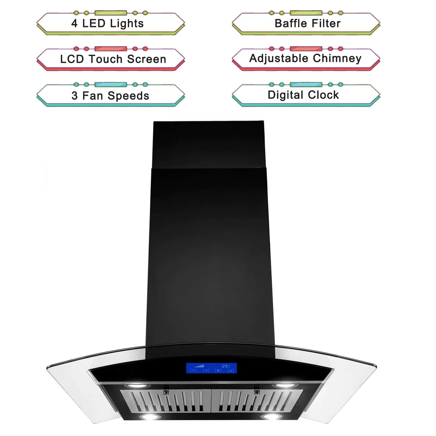 Island Mount Range Hood 36 Inch 900 CFM R510990