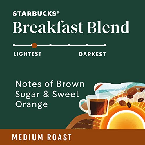 Coffee Pods, Medium Roast, Breakfast Blend, 10 Count X154173