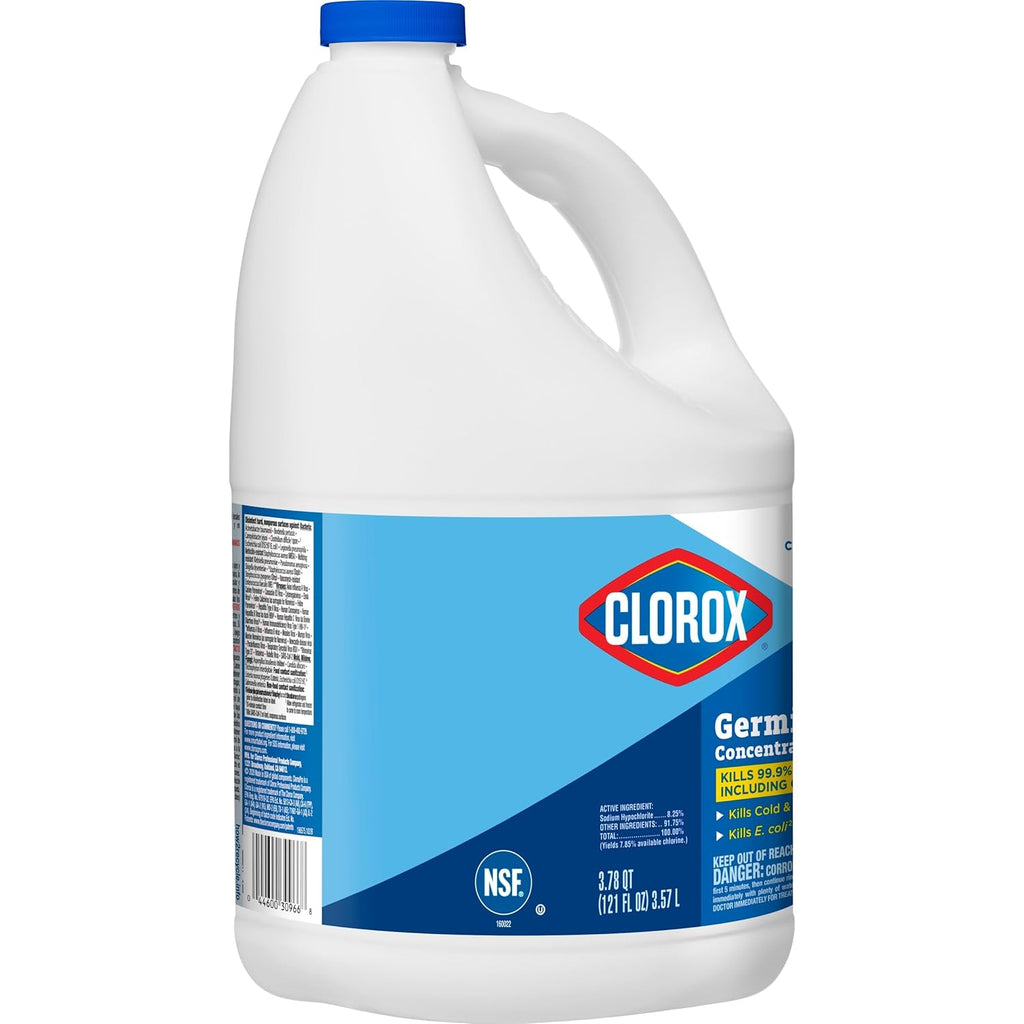 Germicidal Bleach, 121 Ounce Bottle, Pack of 3 E6663