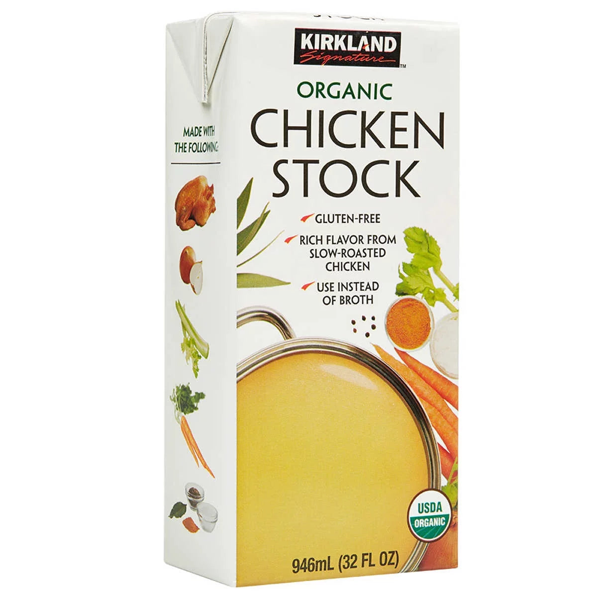 Organic Chicken Stock 32 oz (Pack of 6) B274