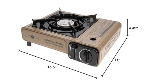 Portable Dual Fuel Camping Stove with Carrying Case C19821