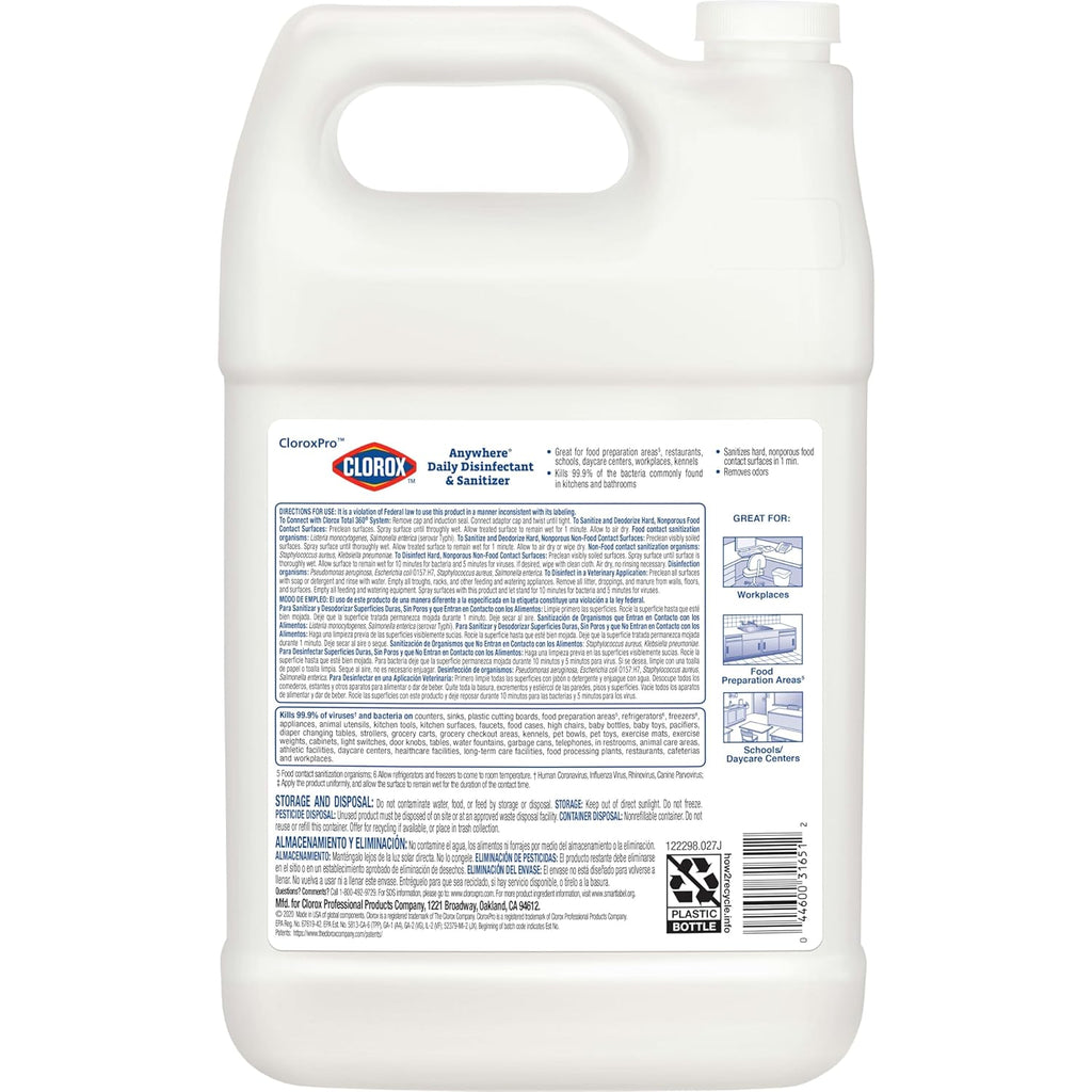Daily Disinfectant and Sanitizing Spray, 128 Ounces Q386699