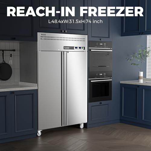 Commercial Refrigerator and Freezer Combo, 54 Cu.ft, 72" W O5990