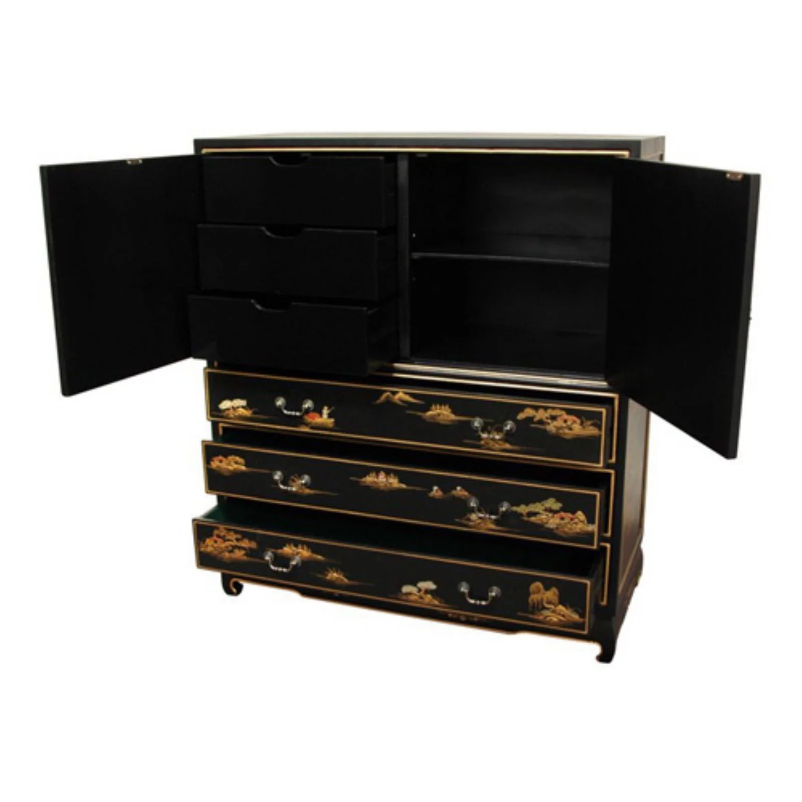 Black Lacquer Dresser E861