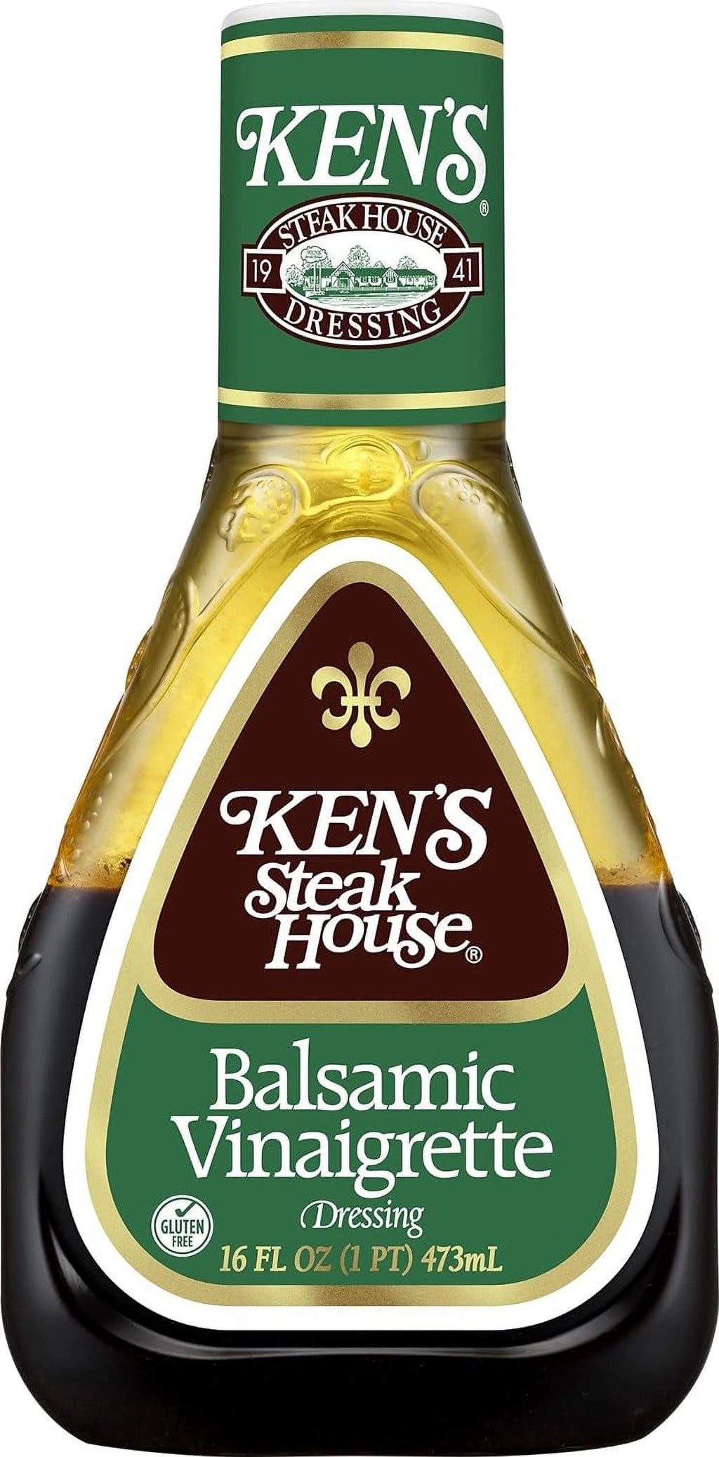 Balsamic Vinaigrette Dressing for Salads or Marinades, 16 Fl Oz (Pack of 2) F377
