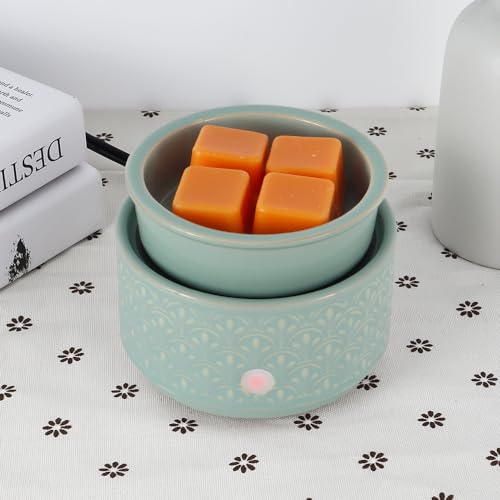 Ceramic Wax Melt Warmer, 3-in-1 Electric Fragrance Candle Burner Y224