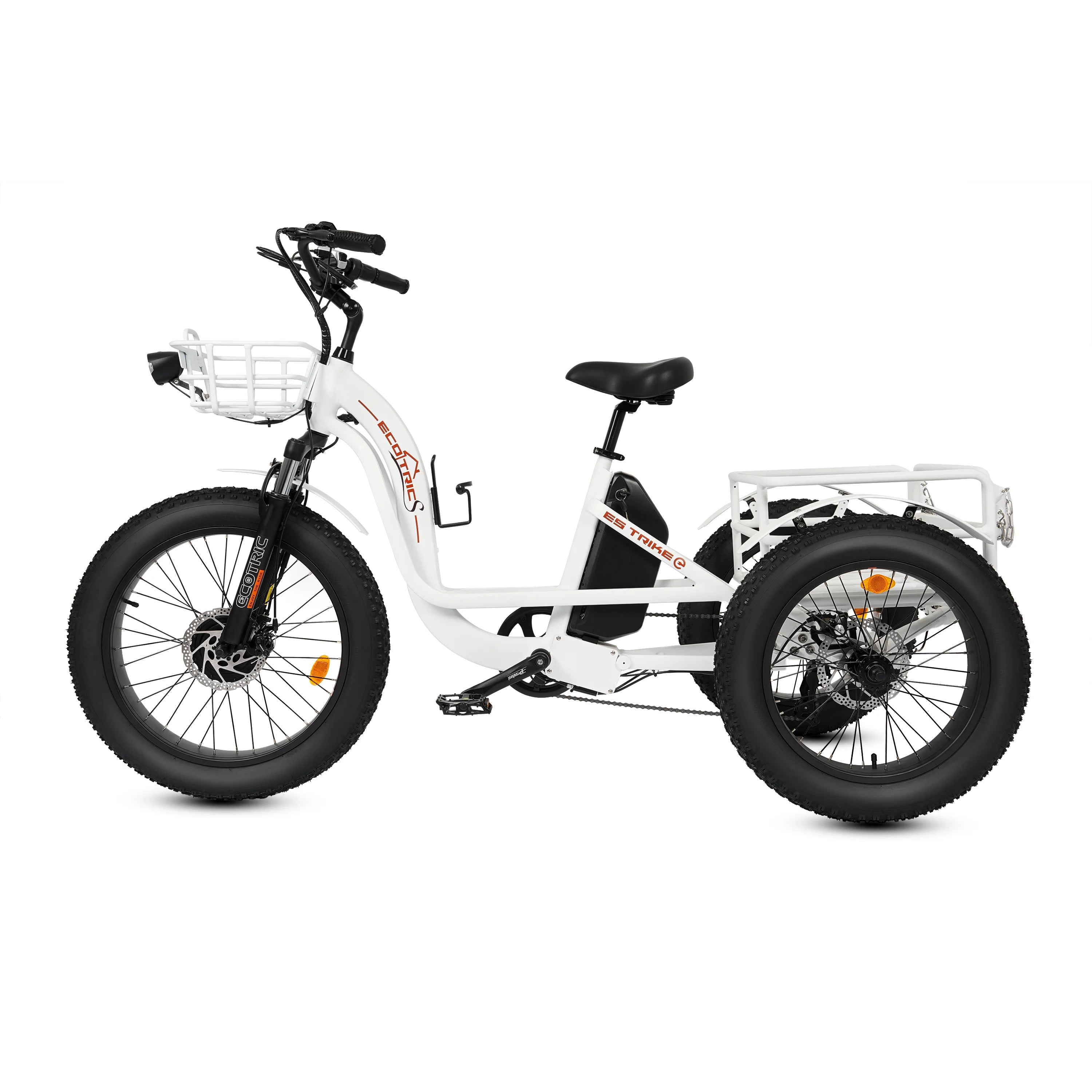 Electric Tricycle for Adults with Basket, 750W 48V, 3-Wheel Step-Thru H8104