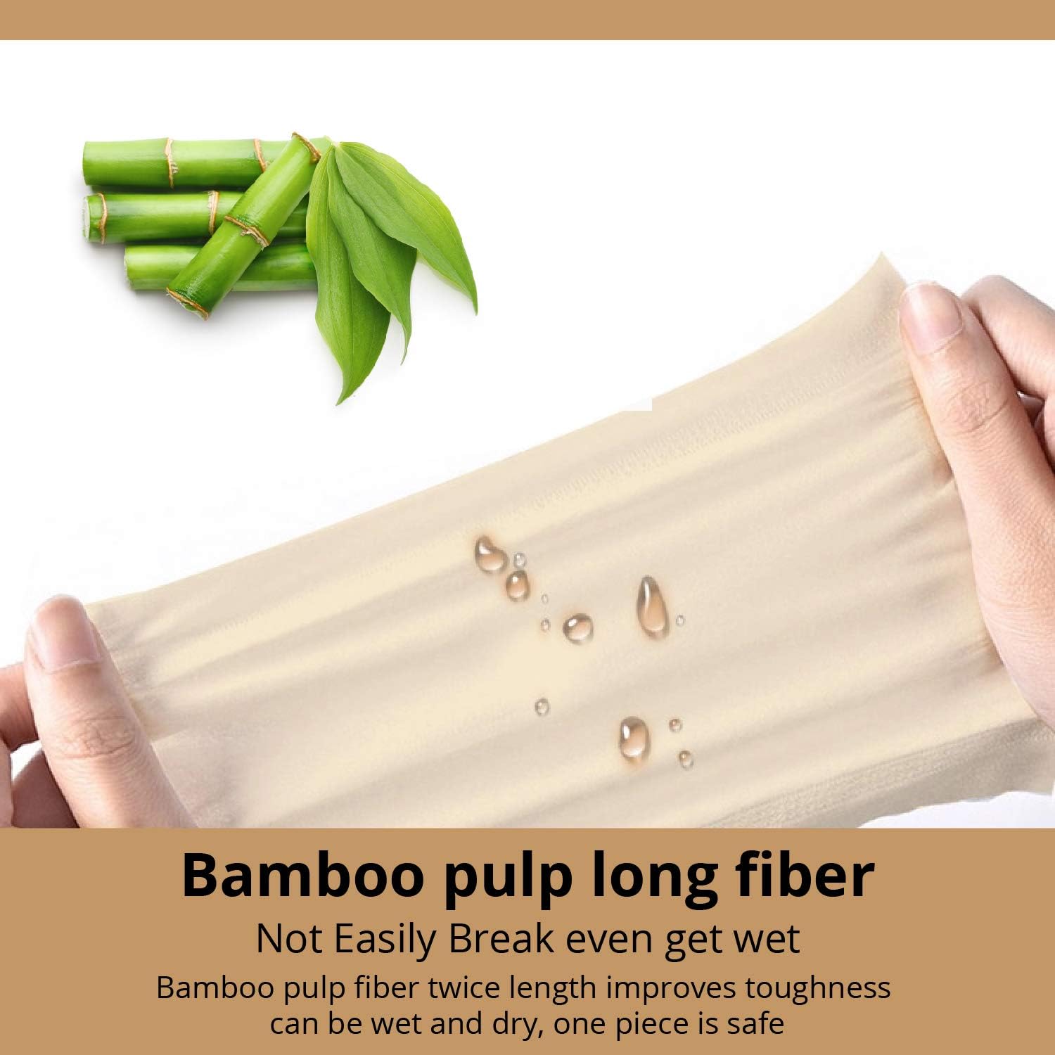 Bamboo Toilet Paper, 40 Mega Rolls, 10000 Sheets S81714