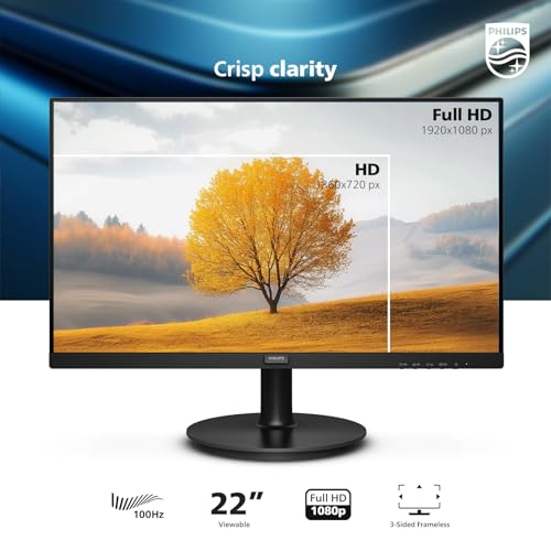 24 inch Frameless Full HD 100Hz Monitor, VESA, HDMI, VGA K197