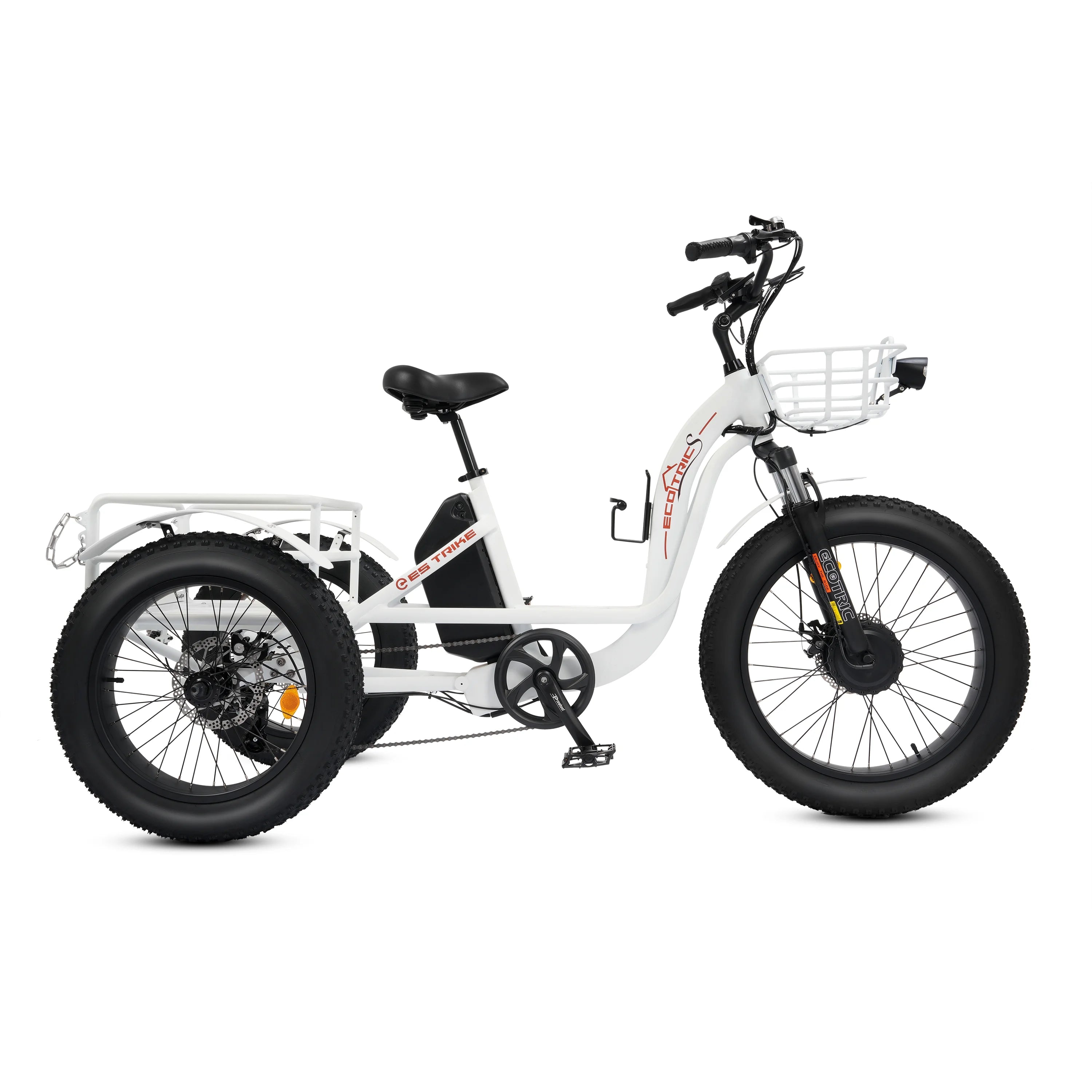Electric Tricycle for Adults with Basket, 750W 48V, 3-Wheel Step-Thru H8104