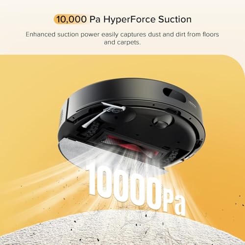 Robot Vacuum with Self-Empty Dock, 5500 Pa Suction, LiDAR Navigation E428049