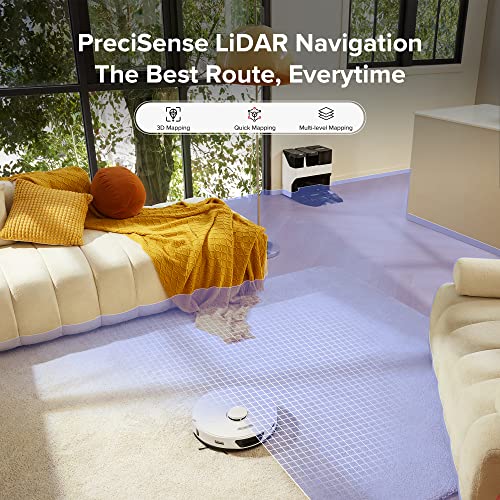 Robot Vacuum and Mop Combo, Self Drying, Self Washing Z8030