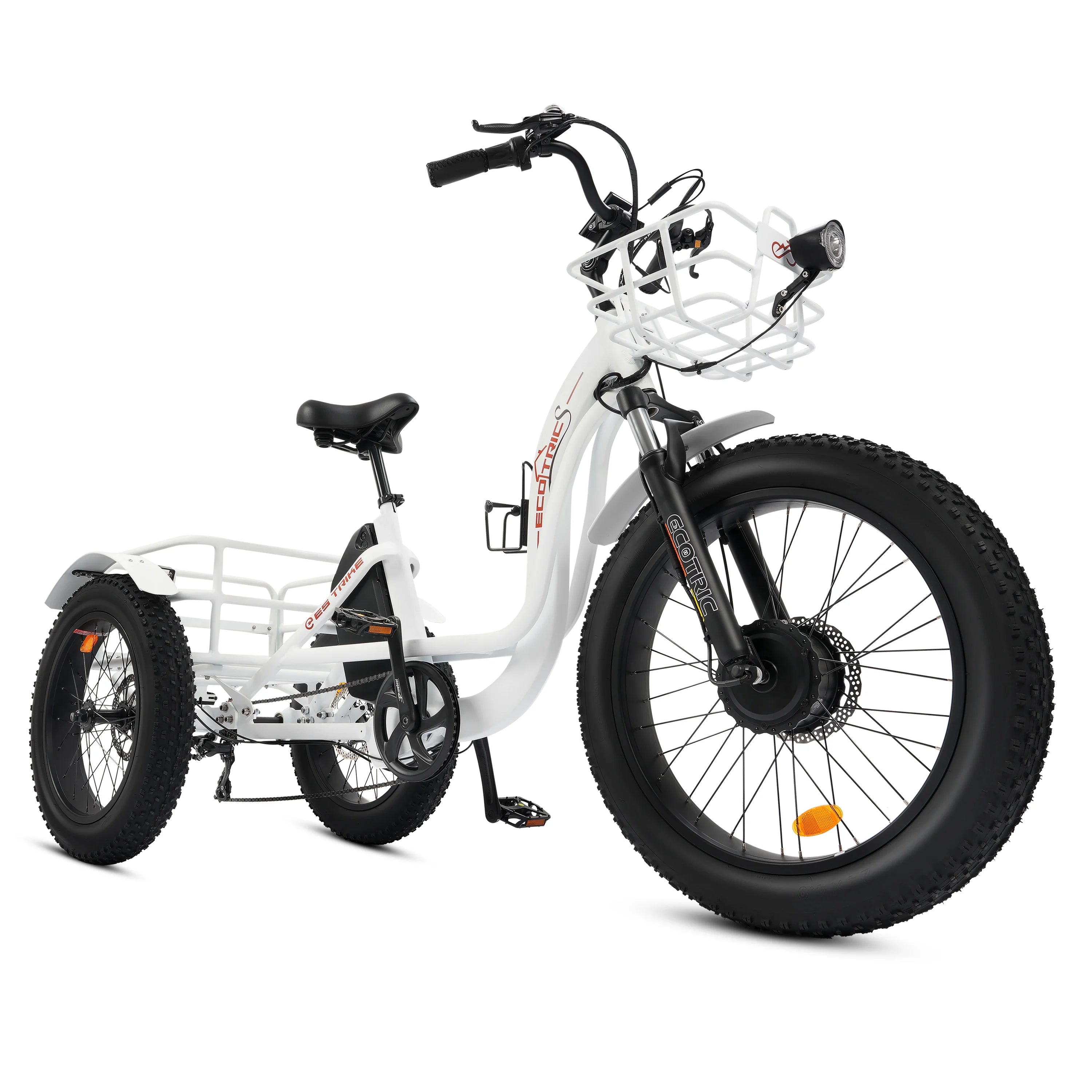 Electric Tricycle for Adults with Basket, 750W 48V, 3-Wheel Step-Thru H8104