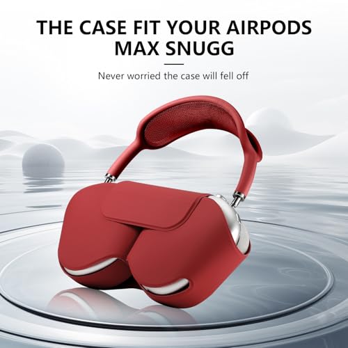 Airpods Max Case with Sleep Mode, PU Leather Cover, Black N17011