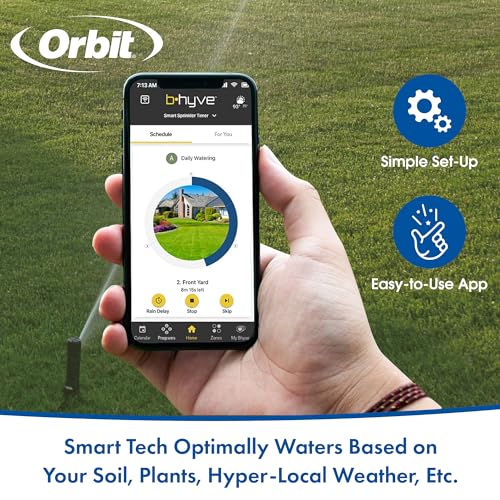 8-Zone Smart Sprinkler Controller Indoor/Outdoor X9664