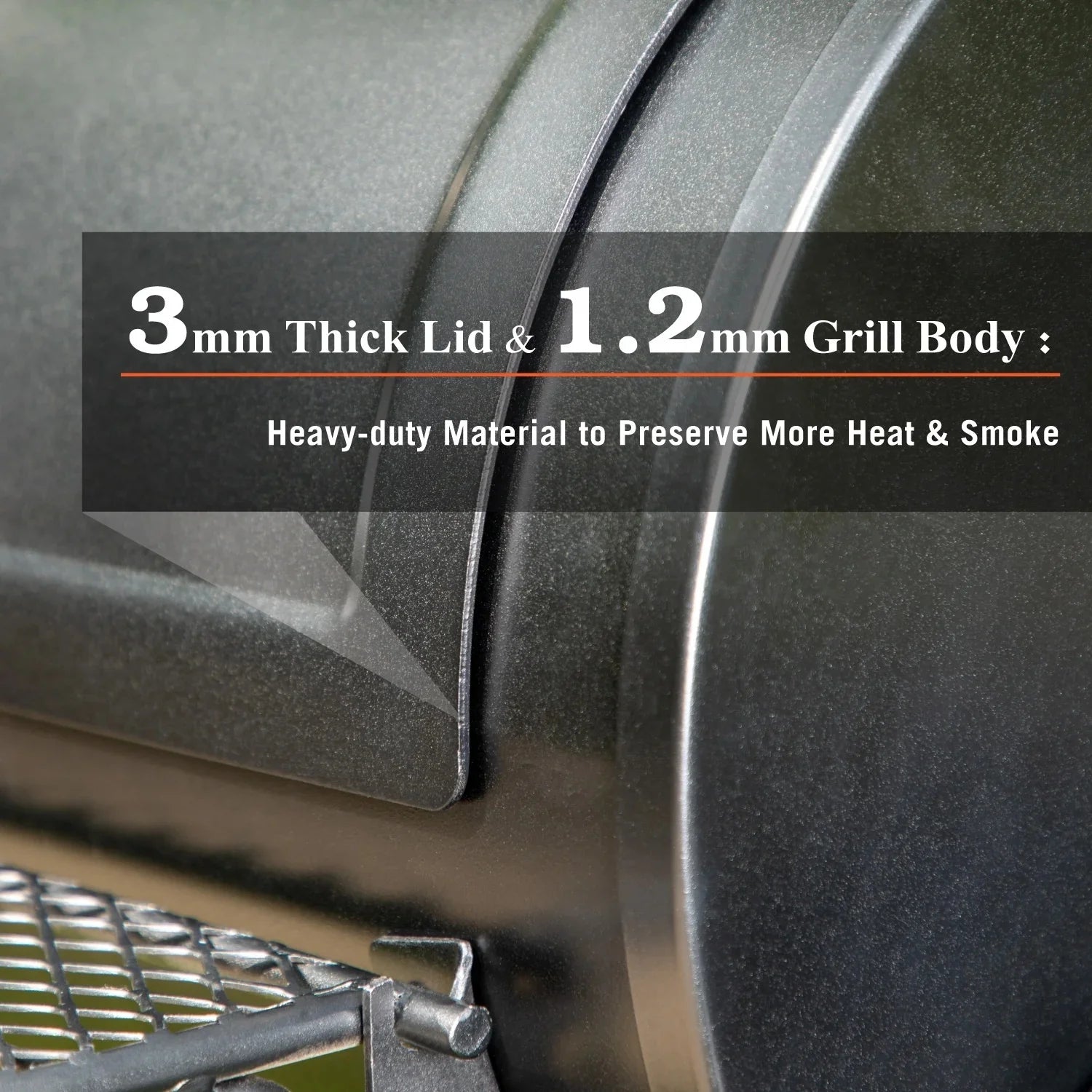 Charcoal Grill with Offset Smoker, Extra Large BBQ F29491