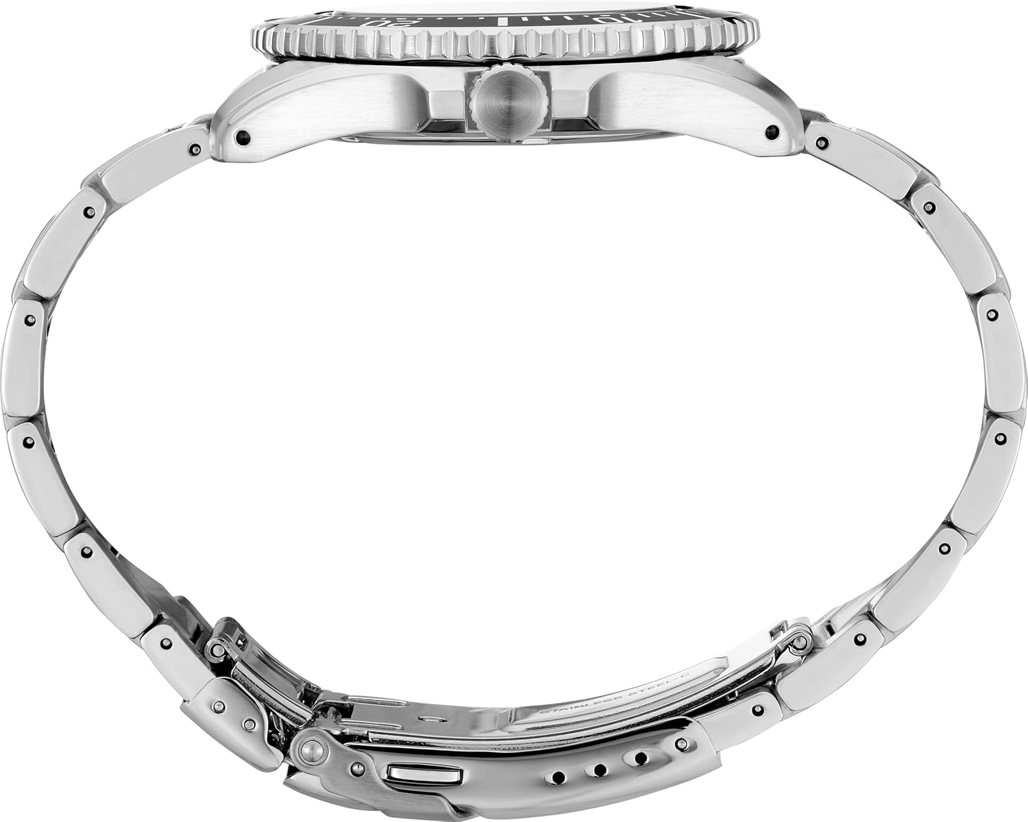 Men's Solar Dive Watch - Black Dial, Stainless Steel, 200M Water Resistant L37736