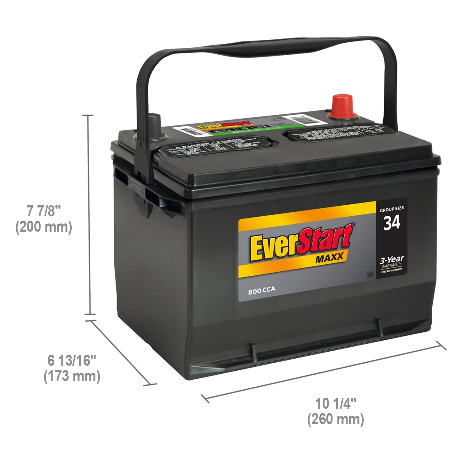 Car Battery 12V 800 CCA W406