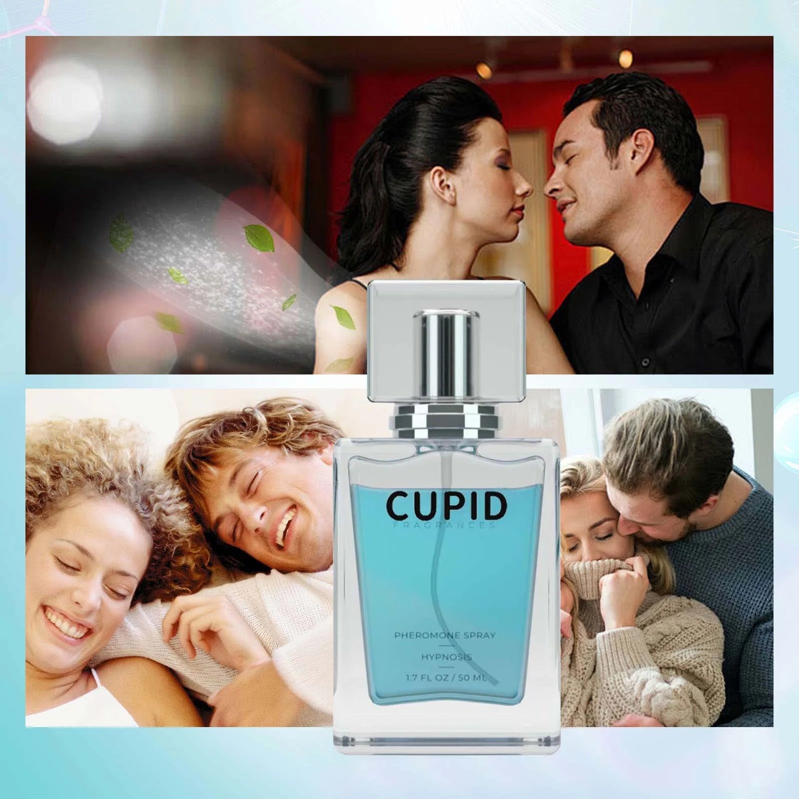 Pheromone-Infused Cologne for Men, 1.7 FL OZ / 50ML, 2 Bottles S379922