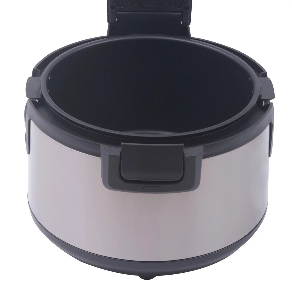 Stainless Steel Electric Rice Cooker with Non-Stick Pot E9952