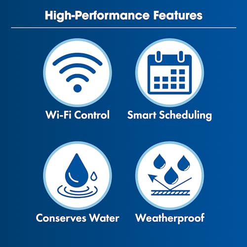8-Zone Smart Sprinkler Controller Indoor/Outdoor X9664