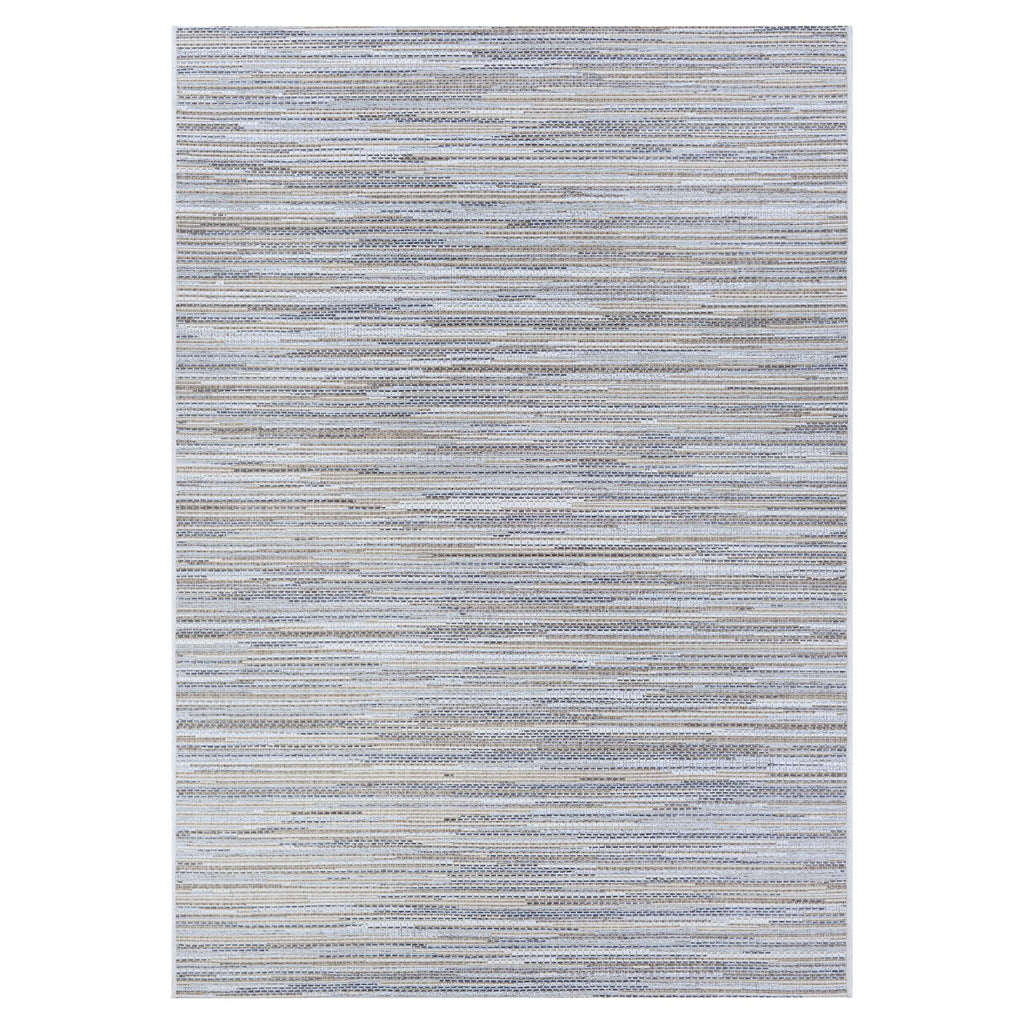 Indoor/Outdoor Area Rug, 3'9" x 5'5", Taupe-Champagne P849770