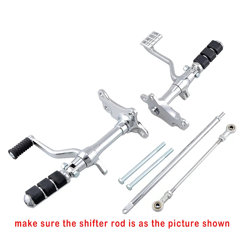Chrome Billet Forward Controls Kit for Harley Sportster XL 883 1200 1991-2003 T7480