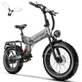 Folding Electric Bike for Adults Full Suspension, 52V 20AH Fat Tire N549125